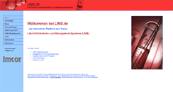 Desktop Screenshot of lims.de